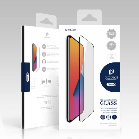 Dux Ducis 9D Tempered Glass full screen 9H full screen tempered glass with frame for Samsung Galaxy M53 5G black (case friendly)