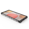 Honeycomb Case armor cover with TPU Bumper for Samsung Galaxy A42 5G transparent