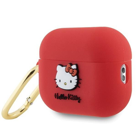 Hello Kitty Silikon 3D Kitty Head Hülle für AirPods Pro 2 (2022/2023) – Fuchsia