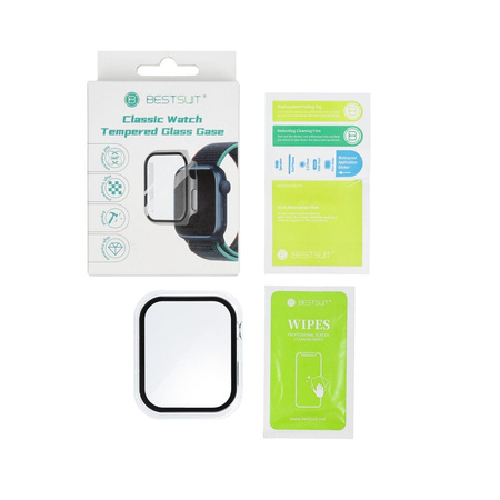 Futerał ochronny ze szkłem Bestsuit Flexible do Apple Watch 10 46mm - transparentny