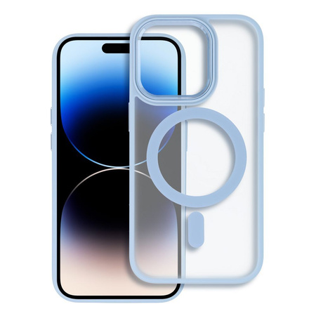 Futerał MATTE MAG COVER kompatybilny z MagSafe do IPHONE 17 niebieski