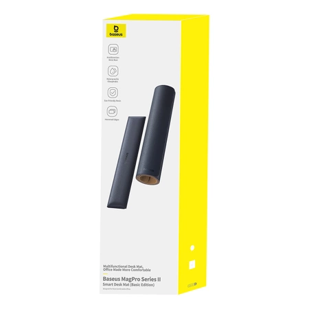 Mata na biurko Baseus MagPro Series II BS-PS037 z podpórką na nadgarstki - czarna