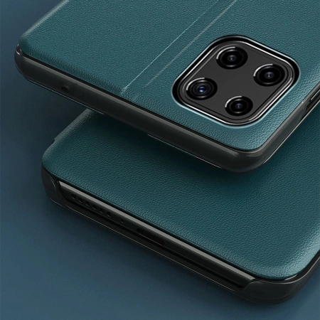 Eco Leather View Case booktype case schutzhülle aufklappbare hülle Samsung Galaxy A22 4G blau
