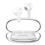 AWEI słuchawki Bluetooth 5.3 T85 ENC TWS + stacja dokująca biały/white