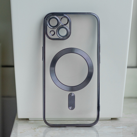 Nakładka Color Chrome Mag do iPhone SE 2024 czarna
