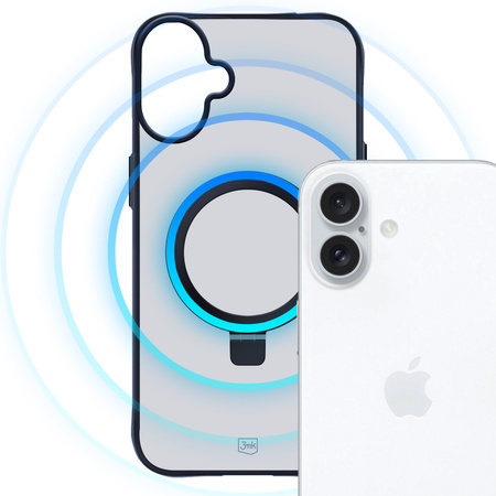 3MK Smoke Case iPhone 16 Plus Magsafe & Stand
