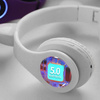 Słuchawki Bezprzewodowe Bluetooth z Kocimi Uszami Składane Z-B39 białe