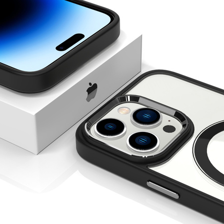 Tel Protect Magnetic Clear Case do Iphone 13 Pro Czarny