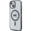 Karl Lagerfeld KLHMP15SHKHNOTK iPhone 15 6,1" transparentes Hardcase IML Karl`s Head MagSafe
