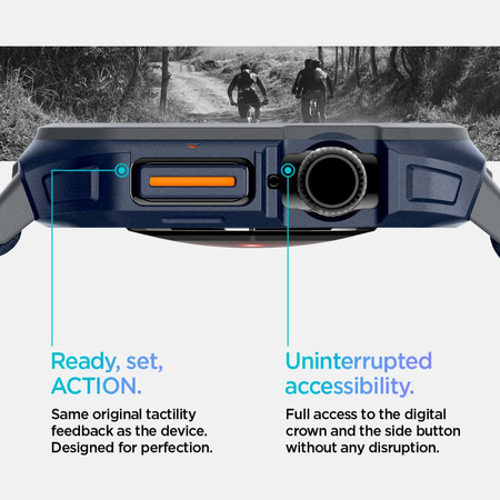 Spigen Lite Fit PRO Apple Watch 10 46mm   granatowy/navy blue ACS08925