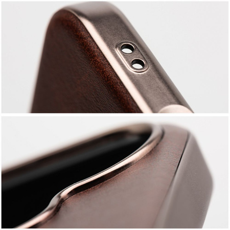 Futerał GENTLEMAN MAG COVER kompatybilny z MagSafe do IPHONE 13 brązowy