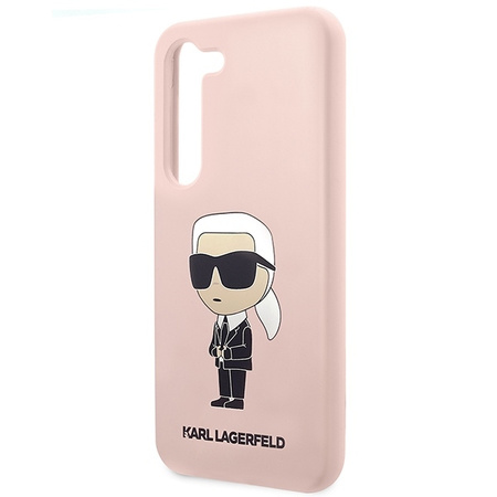 Karl Lagerfeld Silicone NFT Ikonik - Etui Samsung Galaxy S23+ (różowy)
