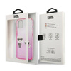 Karl Lagerfeld KLHCP13STGKCP iPhone 13 mini 5,4" hardcase różowy/pink Gradient Ikonik Karl & Choupette