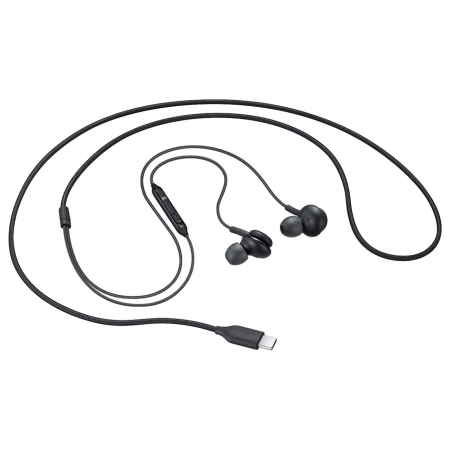 Słuchawki przewodowe Samsung EO-IC100BBE USB-C Stereo Hi-Fi (OOB Bulk - opakowanie zastępcze) - czarne