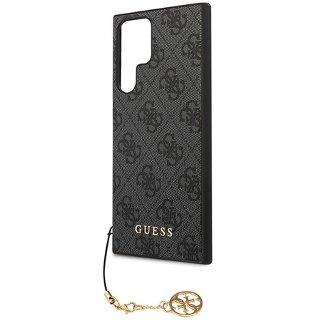 Guess 4G Charms Collection - Etui Samsung Galaxy S23 Ultra (szary)