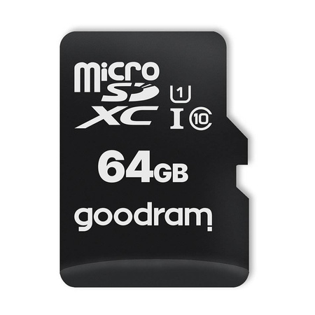 Goodram All in one 64 GB karta pamięci micro SD XC UHS-I class 10, adapter SD, czytnik kart micro SD OTG (USB, micro USB) (M1A4-0640R12)