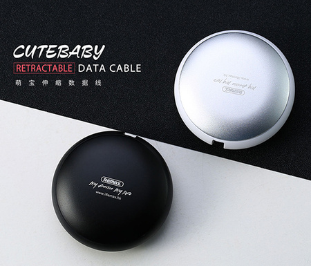 REMAX Kabel Cutebaby RC-099t 2 w 1 - USB na Micro USB, Lightning - Czarny
