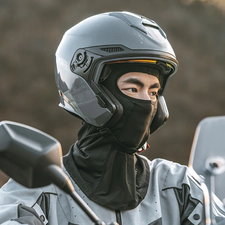 Wozinsky WKM-03B Gesichtsmaske Motorrad Fahrrad Winter Sturmhaube - schwarz