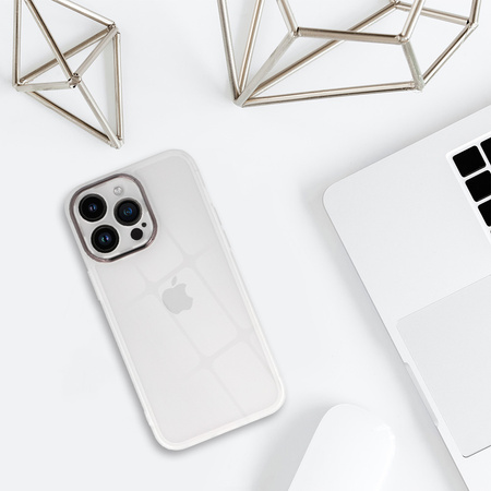 Protective Lens Case do Iphone 14 Pro biały clear