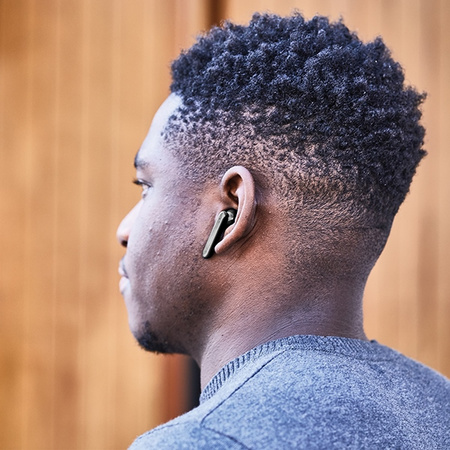 Lexon Speakerbuds Słuchawkibezprzewodowe z głośnikiem bluetooth czarny/black LA127N