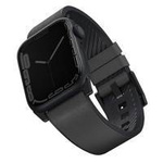 UNIQ pasek Straden Apple Watch Series 4/5/6/7/SE 42/44/45mm. Leather Hybrid Strap grey/szary