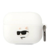 Karl Lagerfeld Silicone NFT Choupette Head 3D - Etui AirPods Pro (biały)