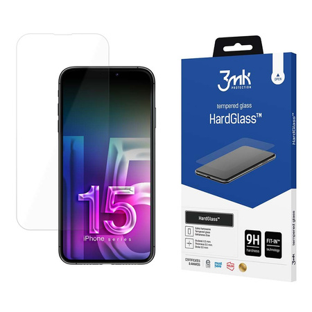 3MK Hard Glass iPhone 15