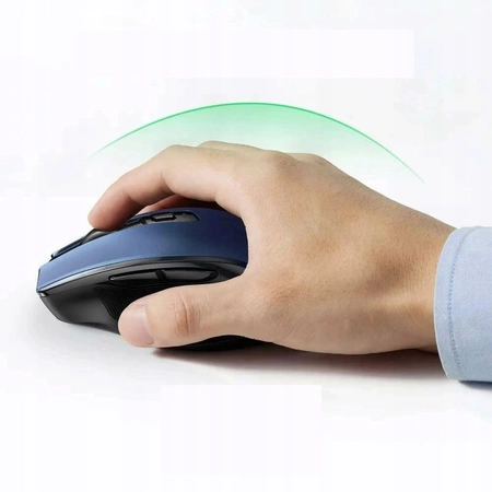 Ugreen MU006 optische kabellose USB-Maus 2,4 GHz 4000 DPI – blau