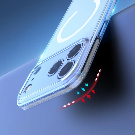 Dux Ducis Clin Mag Case für iPhone 17 Pro, kompatibel mit MagSafe, transparent