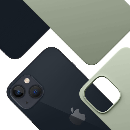 Apple iPhone 15 Plus - 3mk Hardy MagSilicone Green