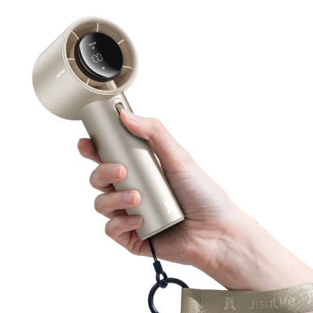 Jisulife Handventilator Pro1 S FA53PRO Tragbarer USB-Ventilator - Hellbraun