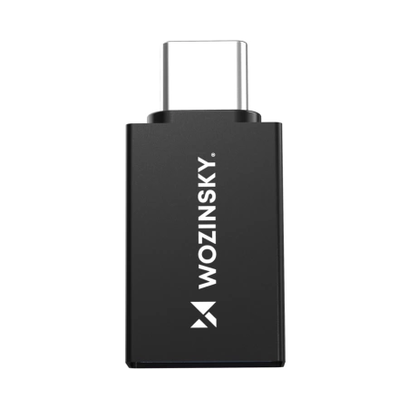 Adapter Wozinsky W10GY1S USB-C - USB-A 3.2 10Gb/s - czarny