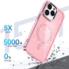 Glitter Case MagSafe for iPhone 16 Pro - pink with glitter