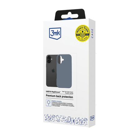 Apple iPhone 16 Plus - 3mk Hardy MagSilicone Ultramarine