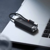 Baseus Lite Series external USB-A network adapter - RJ-45 1Gbps (1000Mbps) white (WKQX000102)