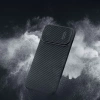 Nillkin Synthetic Fiber S Case iPhone 14 Hülle mit Kameraabdeckung, schwarz