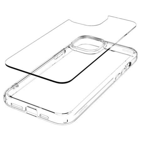Spigen Crystal Hybrid, crystal clear - iPhone 15 Plus
