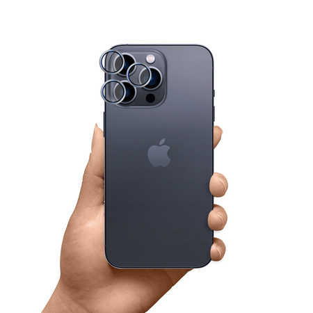 Apple iPhone 16 Pro /16 Pro Max- HARDY Lens Protection Pro Titanium Silver