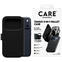 CARE by PanzerGlass Feature Tango 2in1 Wallet Case MagSafe für iPhone 17 Pro - Schwarz