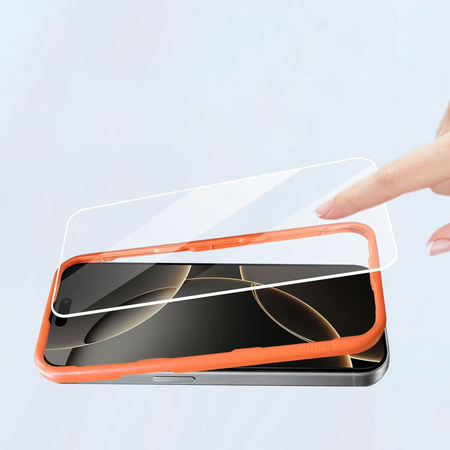 SZKŁO HARTOWANE TECH-PROTECT EASY SET+ 3-PACK IPHONE 16 PRO MAX / 17 PRO MAX CLEAR