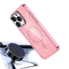 Glitter Case MagSafe for iPhone 16 Pro - pink with glitter