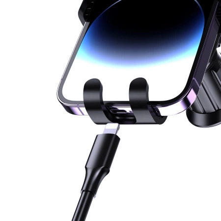 Dudao F5N+ smartphone holder with suction cup, gravity - black