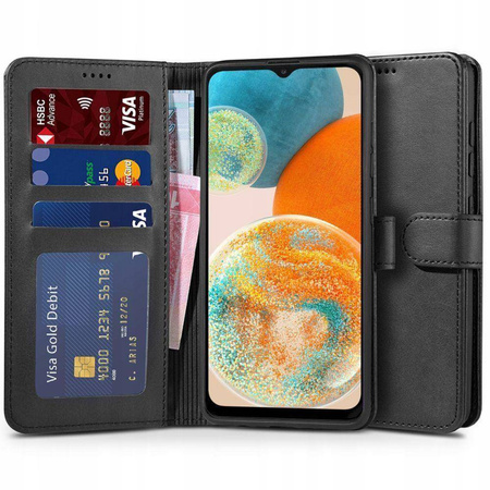 Schutzhülle SAMSUNG GALAXY A23 5G Tech-Protect Wallet schwarz