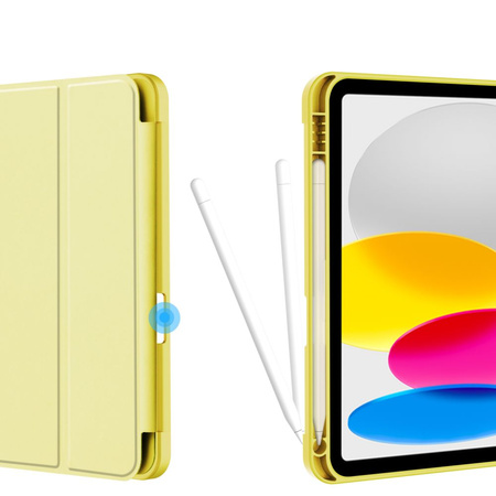 Etui IPAD 10.9 2022 Tech-Protect SC Pen żółte