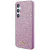 Guess GGUHCS24MHGGSHU S24+ S926 fioletowy/purple hardcase Glitter Script