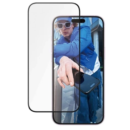 Szkło hartowane PanzerGlass Ceramic Screen Protector Ultra-Wide Fit na iPhone 16 Plus