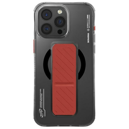 Skinarma etui Axon iPhone 16 Pro 6.3" Magnetic Charging + Grip Stand czarny/black