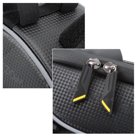 Wozinsky Fahrradlenkertasche mit Handytasche 1l schwarz (WBB16BK)