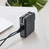 Forcell Wielofunkcyjna Ładowarka 5w1 20W PD z kablem typ C/lightning, power bankiem 10000mAh i ład. bezprzew. 15W