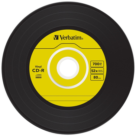 Płyta CD-R Verbatim DATA VINYL 700MB SLIM 10szt 43426